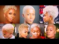 200 Cute Black Women Short Natural Haircuts Blonde TWA Natural Hair Very Short Haircuts