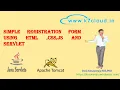 023 - Registration Form HTML CSS JavaScript and Servlet