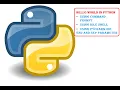 Hello world in Python using cmd IDLE and PyCharm