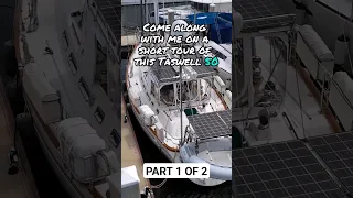 (Part 1 of 2) A SHOCKINGLY Beautiful 50′ DREAM YACHT That Can Take You ANYWHERE [#shorts Tour]