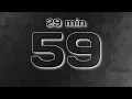 30 minute 1800 second Count Up Timer - Silent