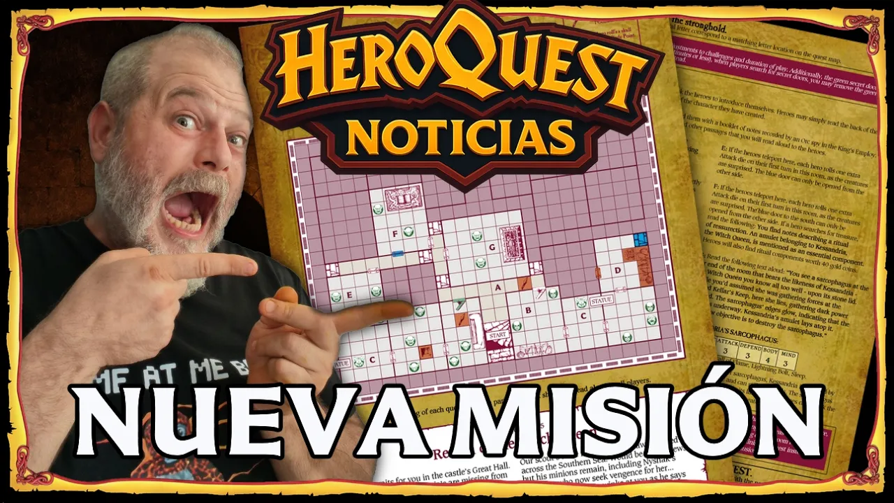 El retorno de la Reina Bruja NUEVA MISIÓN de Heroquest #heroquest #gencon #novedades #expansion