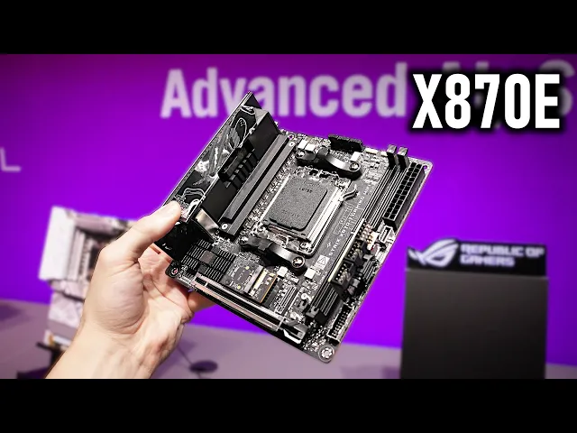 ASUS shows their new X870 AM5 Lineup at Gamescom 2024
