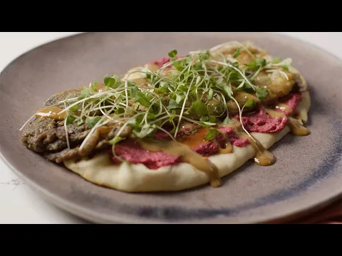 Grilled Eggplant Flatbread
