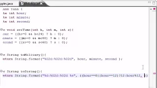 Java Programming Tutorial 37 Display Regular time
