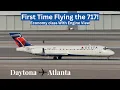 My First Time Flying on a Boeing 717 Delta Flight Review from Daytona to Atlanta