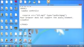 HTML Make MP3 Player