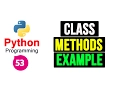 Python Programming Tutorial - Class Methods