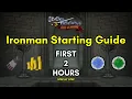 OSRS Ironman Starting Guide First 2 Hours Step-By-Step