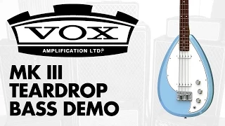 Download Vox MK III Teardrop Bass Salmon Red Demo at GAK MP3