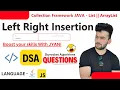 Left Right Insertion with ArrayList in Java Collection Framework DSA RLLRL - Hoshiyar Jyani