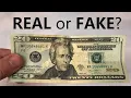 How to Tell if a 20 Bill is REAL or FAKE