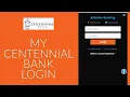 Centennial Bank Login Mycentennial Bank Login 2021 mycentennial bank