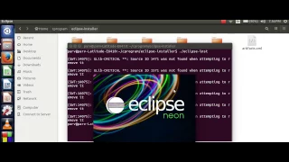 Install Eclipse neon in ubuntu linux