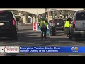 Disneyland Vaccination Site To Close Sunday Due To Winds