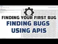 Finding Your First Bug Finding Bugs Using APIs