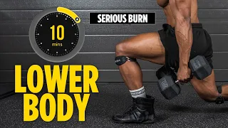 10-Min Lower Body Dumbbell Finisher For Serious Burnout