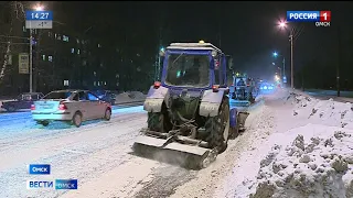 На Омск надвигается метель