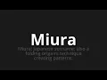 How to pronounce Miura