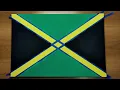 How To Paint the JAMAICAN FLAG