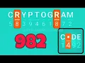 CRYPTOGRAM 982