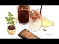 Iced Coffee Illustration Time Lapse