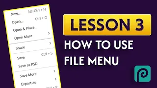 PhotopeaTutorial 3: How to Use Photopea File Menu