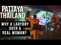 PATTAYA - A Ladyboy Over A real Woman