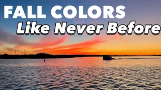 Most SPECTACULAR Barnegat Bay Fall Sky EVER Jersey Shore Barnegat Bay Mantoloking Brick
