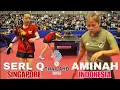 Lagu NYARIS GAK PERCAYA SATU POIN SAJA BISA SAMPAI KALAH..!!! AMINAH INA VS SERL Q SGP SEA GAMES THAILAND