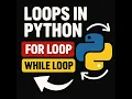 Python Loops FINALLY Make Sense For While Explained A a first year SajjaadKhader