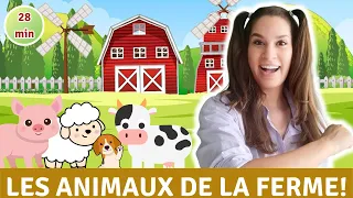 Les Animaux De La Ferme Learn Farm Animals In French Educational Videos For Toddlers 