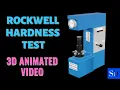 ROCKWELL HARDNESS TEST 3D ANIMATION ROCKWELL HARDNESS TEST PROCEDURE FOR SALE