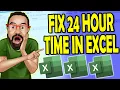 Fix Time Calculation Errors in Excel MOD Function Explained