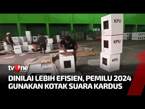 Ketua KPU Menilai Kotak Suara Berbahan Kardus Lebih Efisien dan Aman | AKIP tvOne