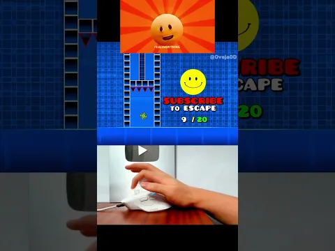 It's Me It's Verity VS 20 Subscriber Trap in Geometry Dash! #shorts