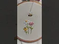 Easy Bee Embroidery Perfect for T-shirts beginners
