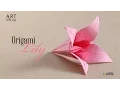 How to Fold an Origami Lily Easy DIY Paper Flower Tutorial for Beginners