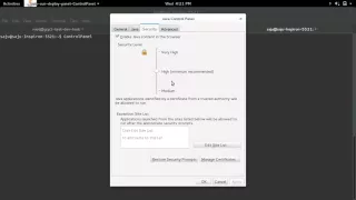 Fix Java Error Application Blocked by Security Settings Ubuntu