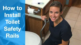 How to Install Toilet Safety Rails