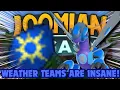 WEATHER TEAMS ARE SO MUCH FUN WITH THE NEW ITEMS - Loomian Legacy PVP