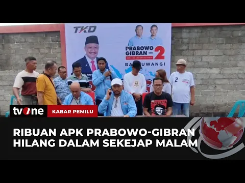 WADUH! Alat Kampanye Prabowo-Gibran Hilang