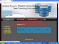Dynamic resource Allocation Using Virtual Machines For Cloud Computing Environment new