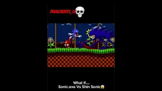 Sonic Exe Vs Shin Sonic Edit Sonic Wisedit Sonicexe Shinsonic Edits Horror Whatif 