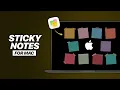 How to Use Sticky Notes on Mac Built-in Stickies App