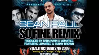 sean paul official remix so fine produced baba kahn lomaticc sunny brown culture shock remix