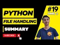 Python File Basics Part 1 Week 9 Python IIT Madras