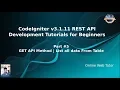 Learn CodeIgniter v3 1 11 Rest API Development for beginners GET API Method List all Data