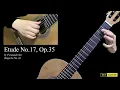 Sor Etude No.17, Op.35 (Segovia No.6) - Guitar Lesson + TAB