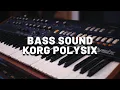 Download Lagu Bass Sound with Korg Polysix (No Talking) | Classic Analog Synth Demo